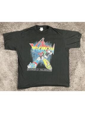 New Voltron Defender of the Universe T-Shirt Men's 3XL Black DreamWorks NWOT